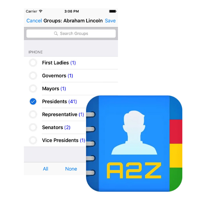 نرم افزار دفترچه تلفن a2z