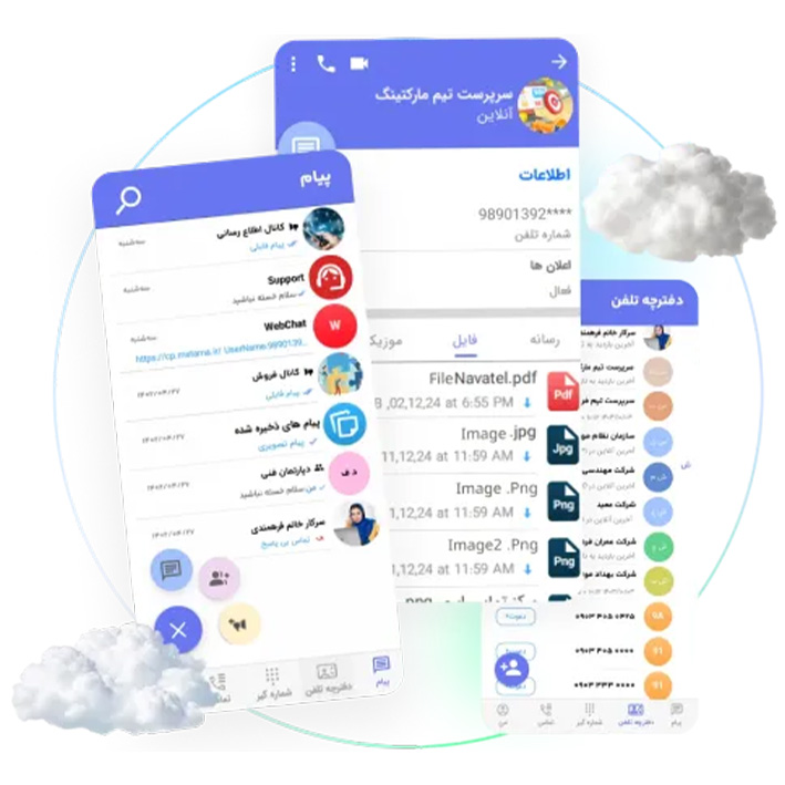 نرم افزار دفترچه تلفن نواتل