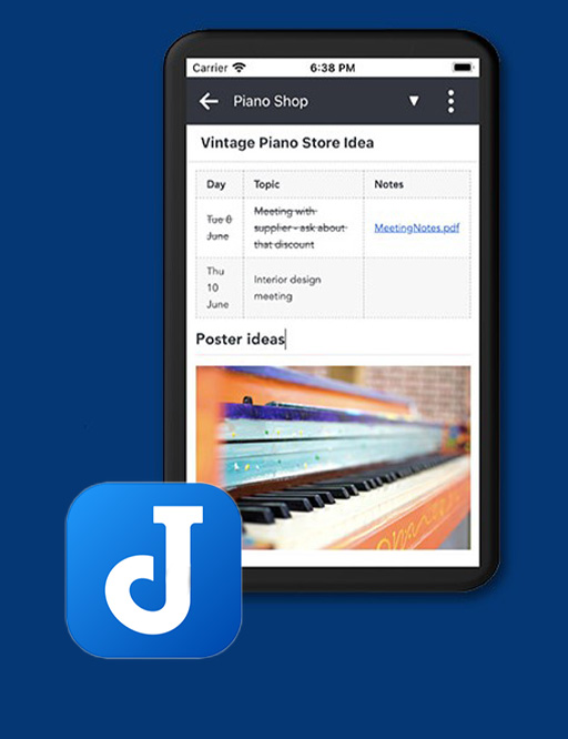نرم افزار دفترچه یادداشت joplin