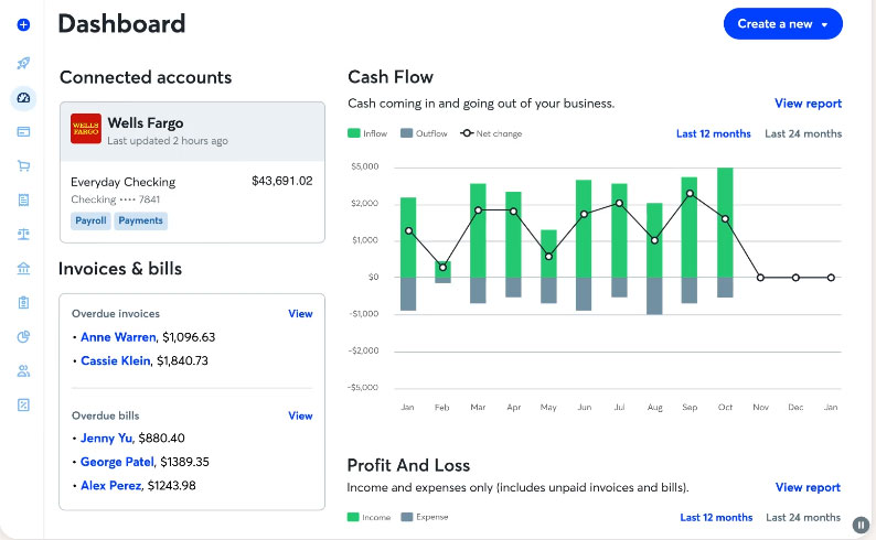نرم افزار حسابداری Wave